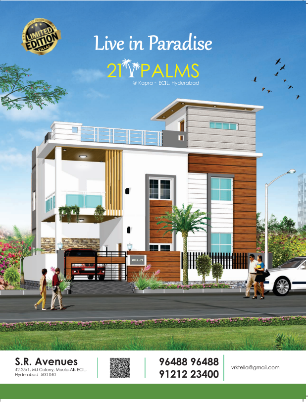 🏡 Luxury Villas for Sale in Kapra, ECIL, Hyderabad – 21 Palms by Goda Krishna Estates!